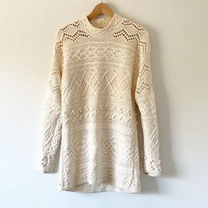 Vintage Jennifer Reed Silk Hand Knit Sweater